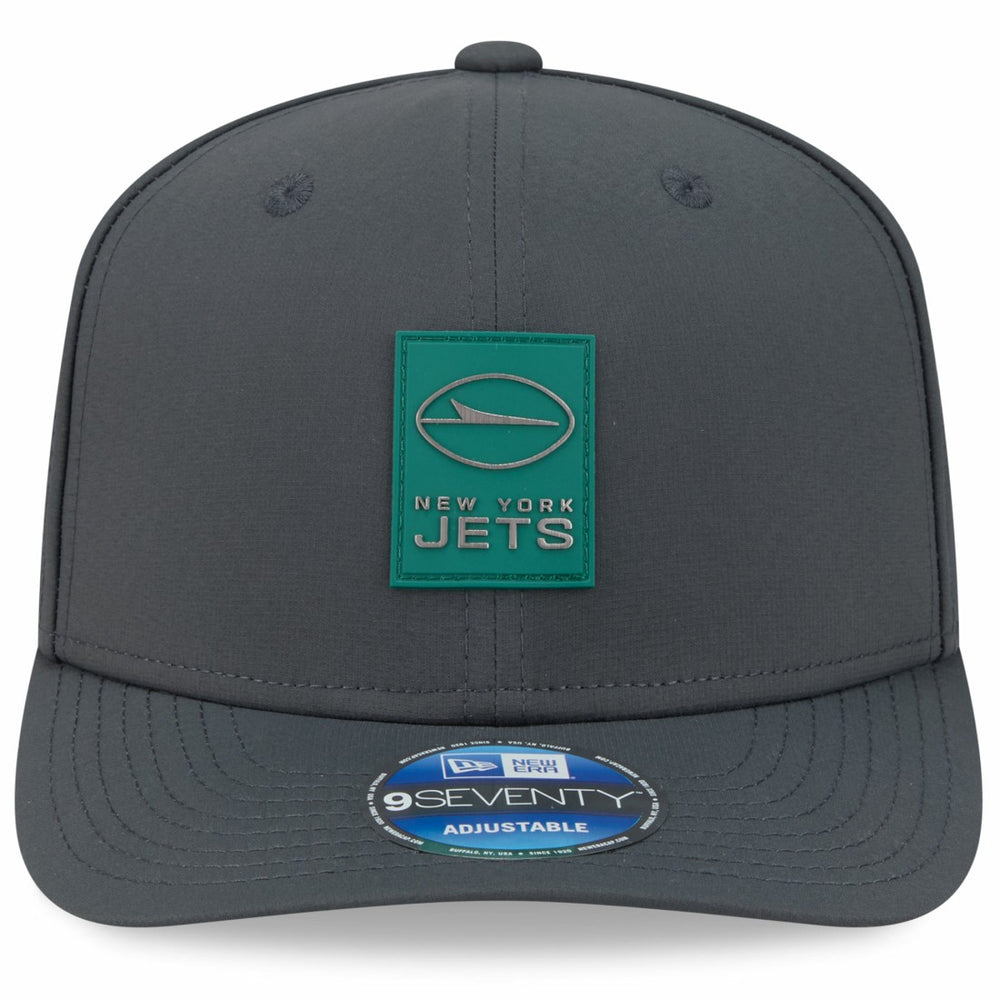 New York Jets New Era 2025 Sideline Cold Weather 9SEVENTY Adjustable Hat - Charcoal Hats
