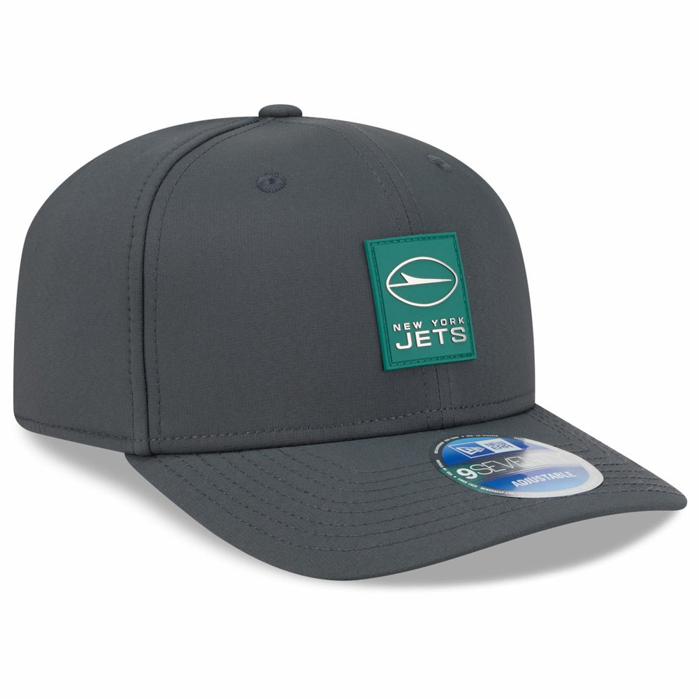 New York Jets New Era 2025 Sideline Cold Weather 9SEVENTY Adjustable Hat - Charcoal Hats