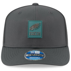 Philadelphia Eagles New Era 2025 Sideline Cold Weather 9SEVENTY Adjustable Hat - Charcoal Hats