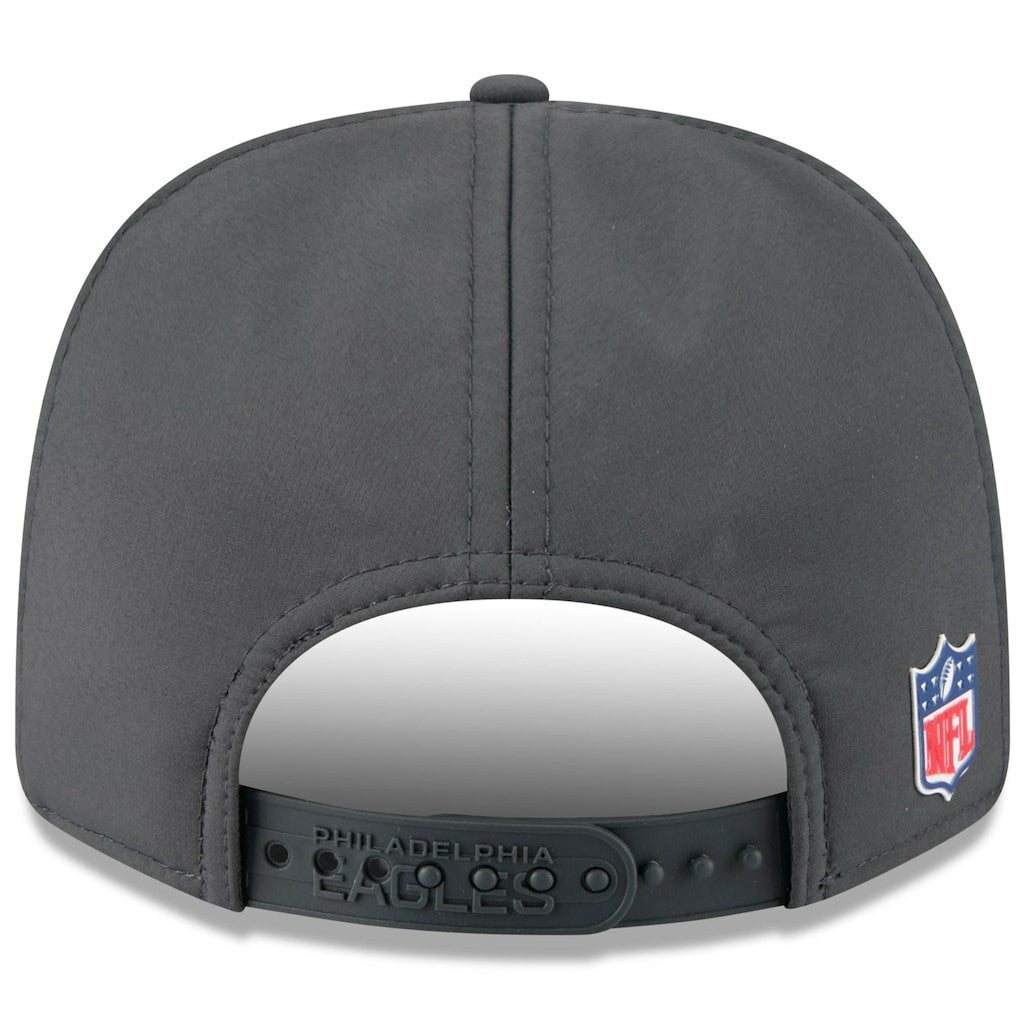Philadelphia Eagles New Era 2025 Sideline Cold Weather 9SEVENTY Adjustable Hat - Charcoal Hats