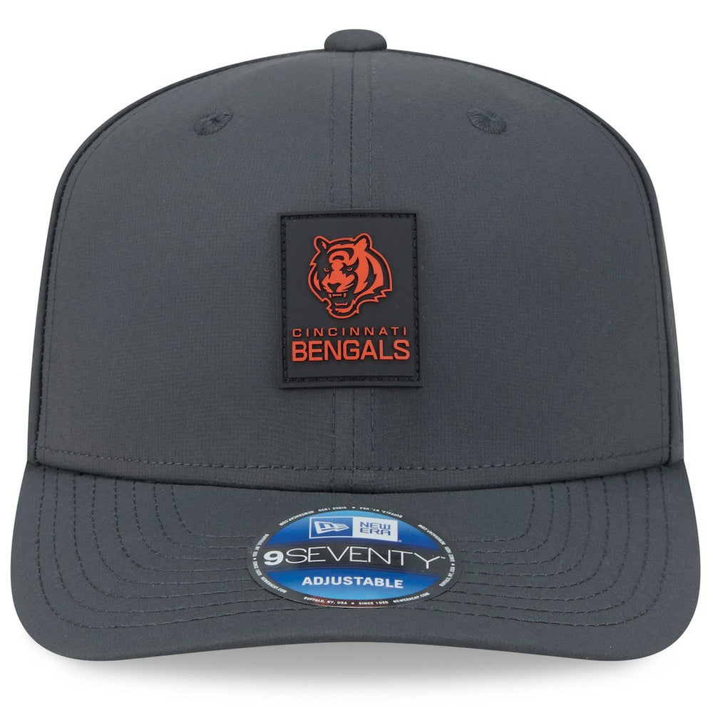 Cincinnati Bengals New Era 2025 Sideline Cold Weather 9SEVENTY Adjustable Hat - Charcoal Hats