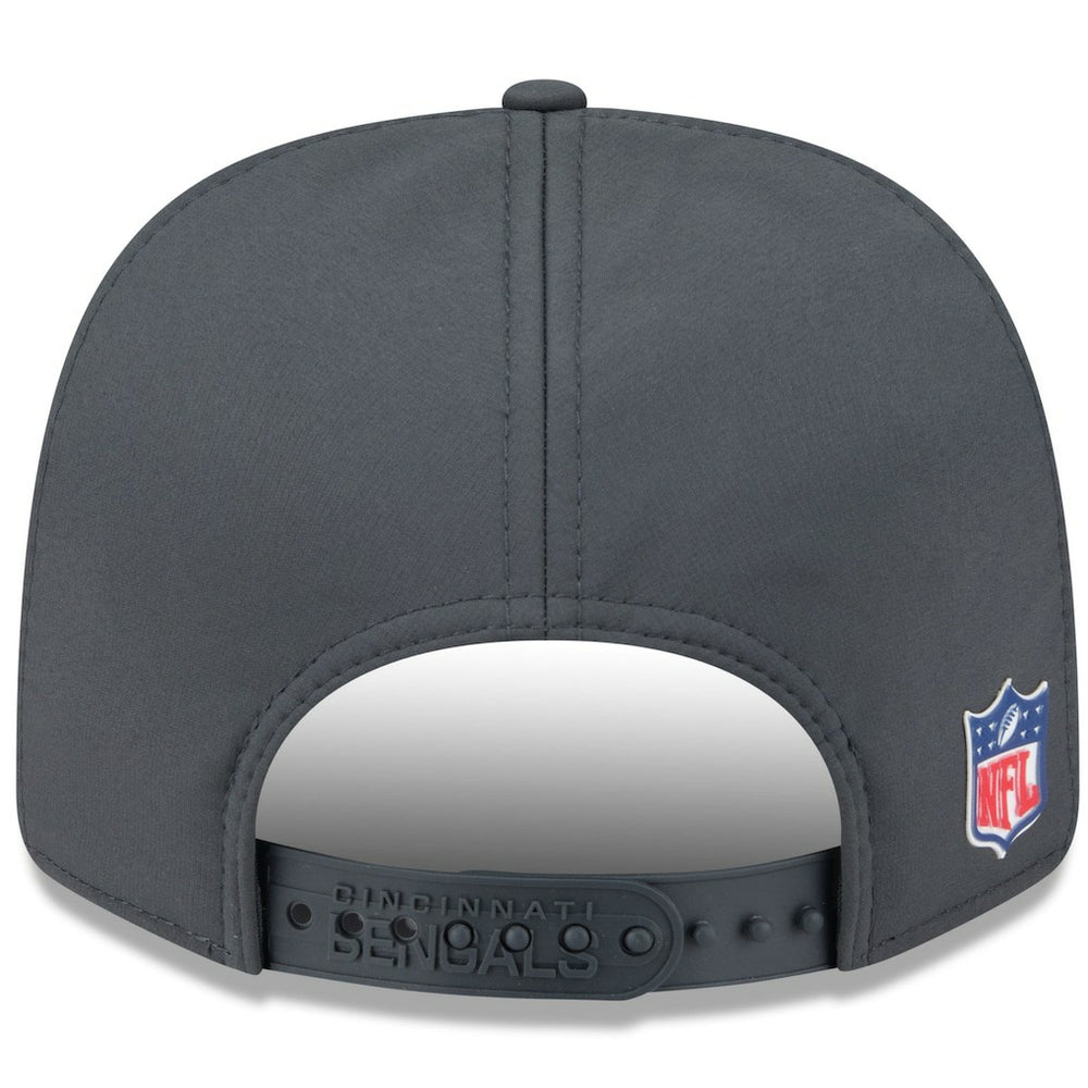 Cincinnati Bengals New Era 2025 Sideline Cold Weather 9SEVENTY Adjustable Hat - Charcoal Hats