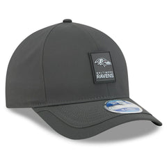 Baltimore Ravens New Era 2025 Sideline Cold Weather 9FORTY M-Crown Adjustable Hat - Charcoal Hats