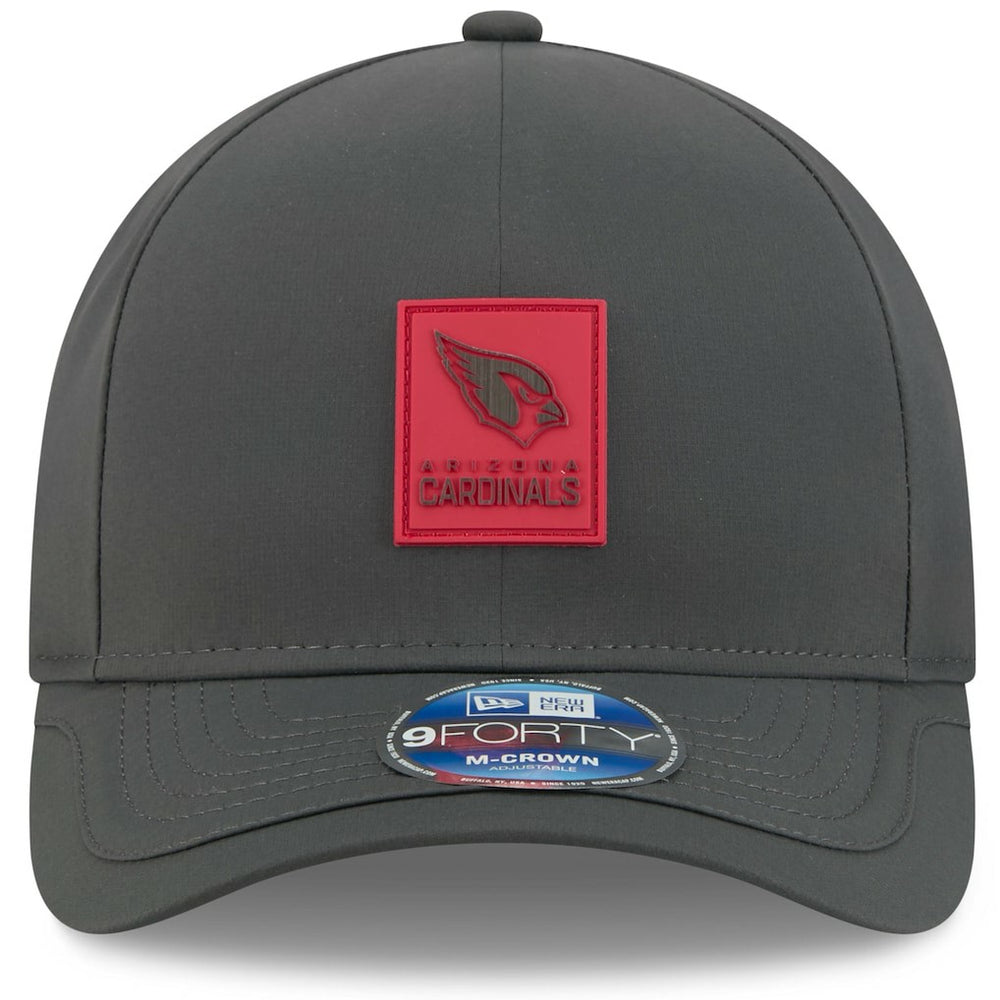 Arizona Cardinals New Era 2025 Sideline Cold Weather 9FORTY M-Crown Adjustable Hat - Charcoal Hats