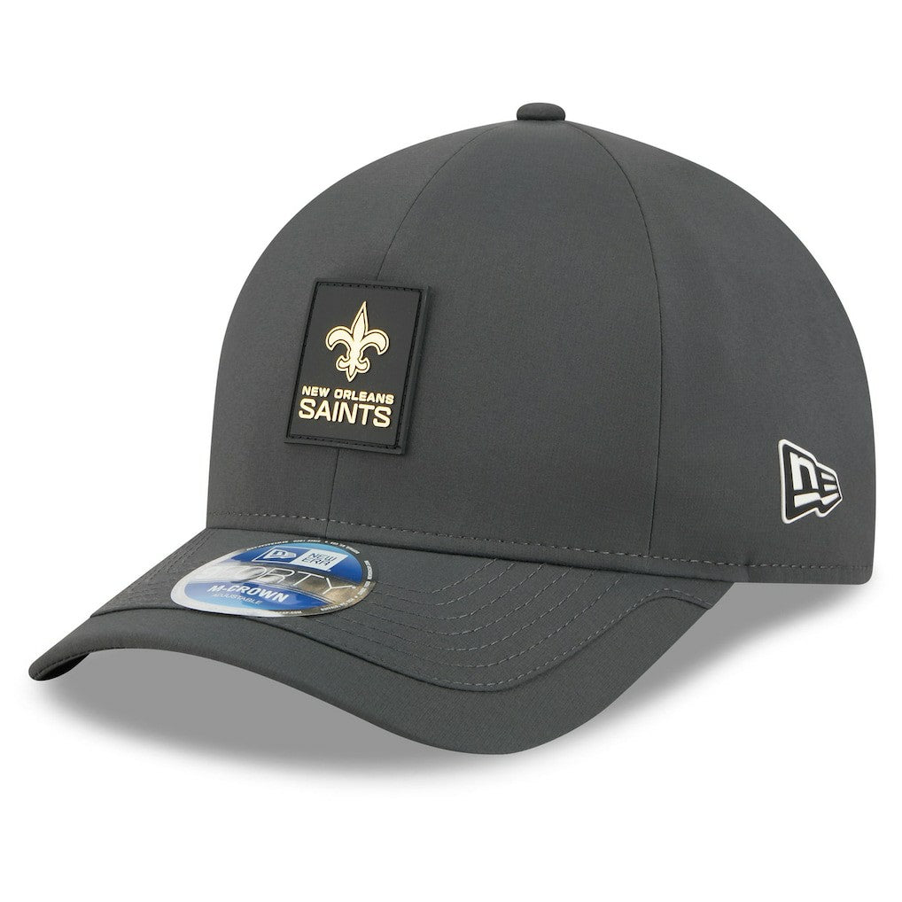 New Orleans Saints New Era 2025 Sideline Cold Weather 9FORTY M-Crown Adjustable Hat - Charcoal Hats