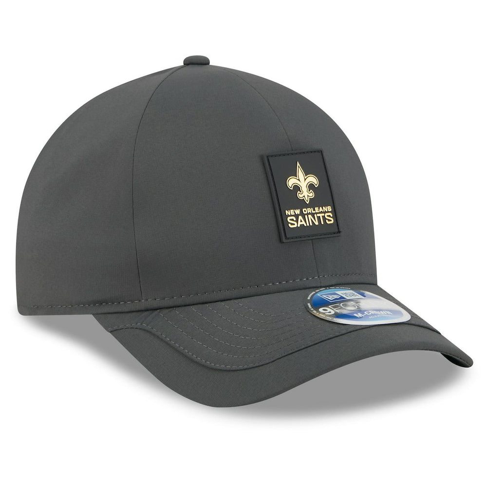 New Orleans Saints New Era 2025 Sideline Cold Weather 9FORTY M-Crown Adjustable Hat - Charcoal Hats