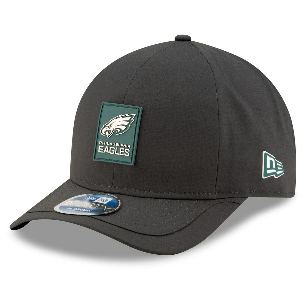 Philadelphia Eagles New Era 2025 Sideline Cold Weather 9FORTY M-Crown Adjustable Hat - Charcoal Hats