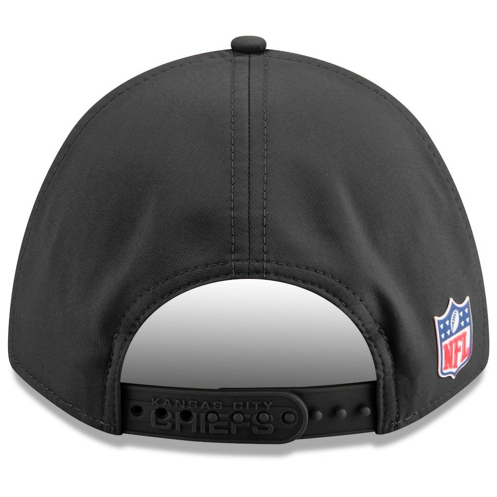 Kansas City Chiefs New Era 2025 Sideline Cold Weather 9FORTY M-Crown Adjustable Hat - Charcoal Hats