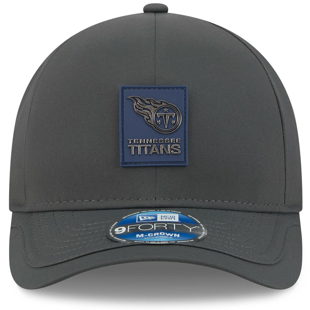 Tennessee Titans New Era 2025 Sideline Cold Weather 9FORTY M-Crown Adjustable Hat - Charcoal Hats