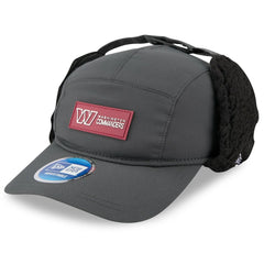 Washington Commanders New Era 2025 Sideline Cold Weather Runner Dog Ear Adjustable Hat - Charcoal Hats