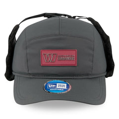 Washington Commanders New Era 2025 Sideline Cold Weather Runner Dog Ear Adjustable Hat - Charcoal Hats