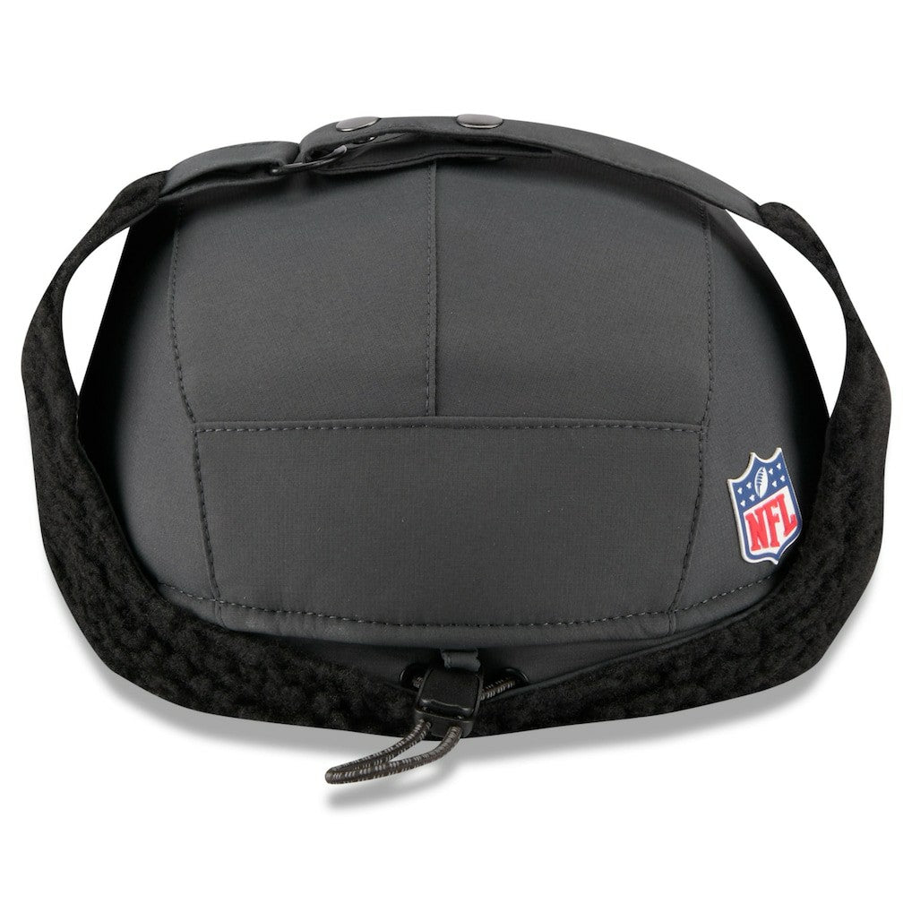 Cleveland Browns New Era 2025 Sideline Cold Weather Runner Dog Ear Adjustable Hat - Charcoal Hats