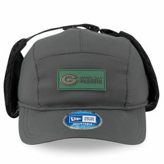 Green Bay Packers New Era 2025 Sideline Cold Weather Runner Dog Ear Adjustable Hat - Charcoal Hats