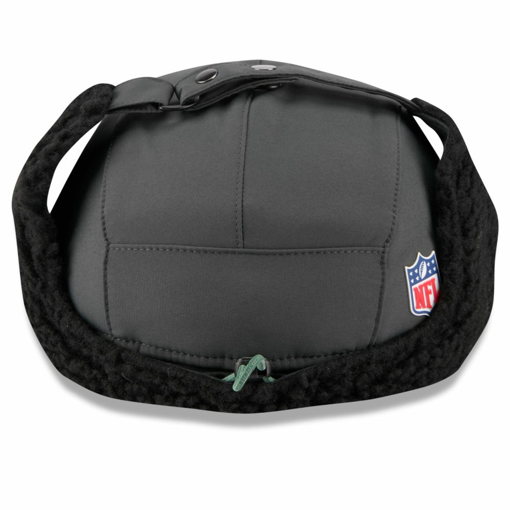 Green Bay Packers New Era 2025 Sideline Cold Weather Runner Dog Ear Adjustable Hat - Charcoal Hats