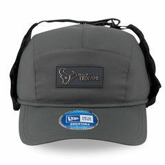 Houston Texans New Era 2025 Sideline Cold Weather Runner Dog Ear Adjustable Hat - Charcoal Hats