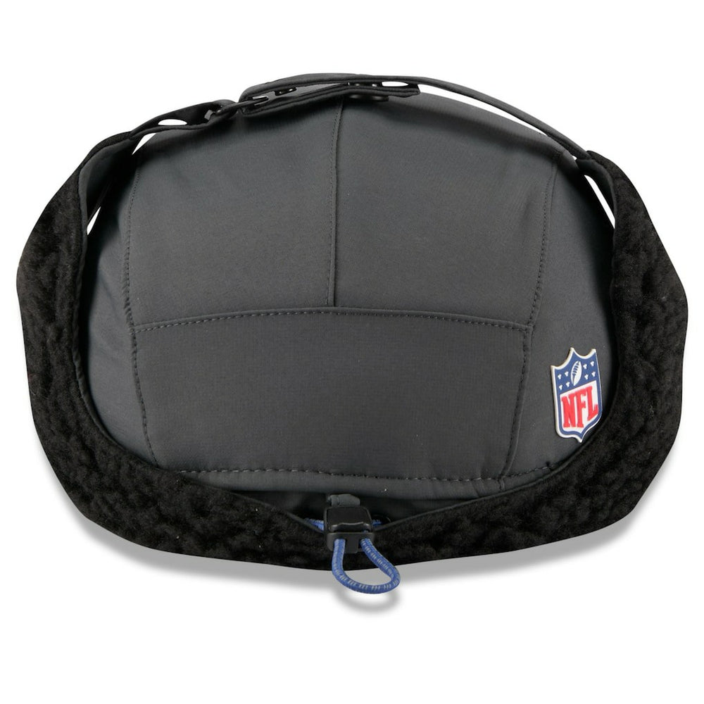 Indianapolis Colts New Era 2025 Sideline Cold Weather Runner Dog Ear Adjustable Hat - Charcoal Hats