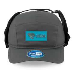 Jacksonville Jaguars New Era 2025 Sideline Cold Weather Runner Dog Ear Adjustable Hat - Charcoal Hats