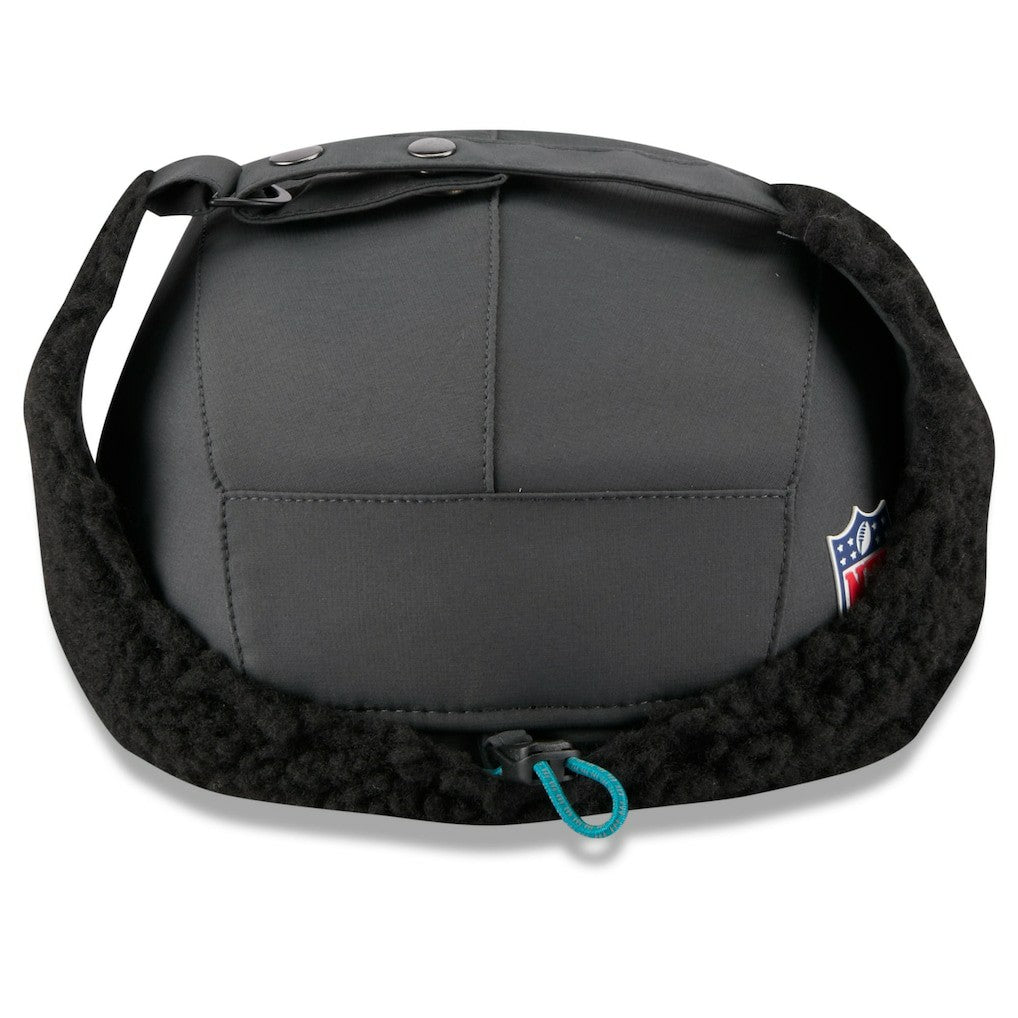 Jacksonville Jaguars New Era 2025 Sideline Cold Weather Runner Dog Ear Adjustable Hat - Charcoal Hats
