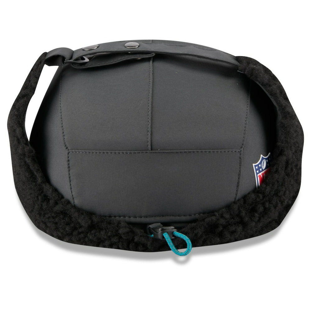 Jacksonville Jaguars New Era 2025 Sideline Cold Weather Runner Dog Ear Adjustable Hat - Charcoal Hats