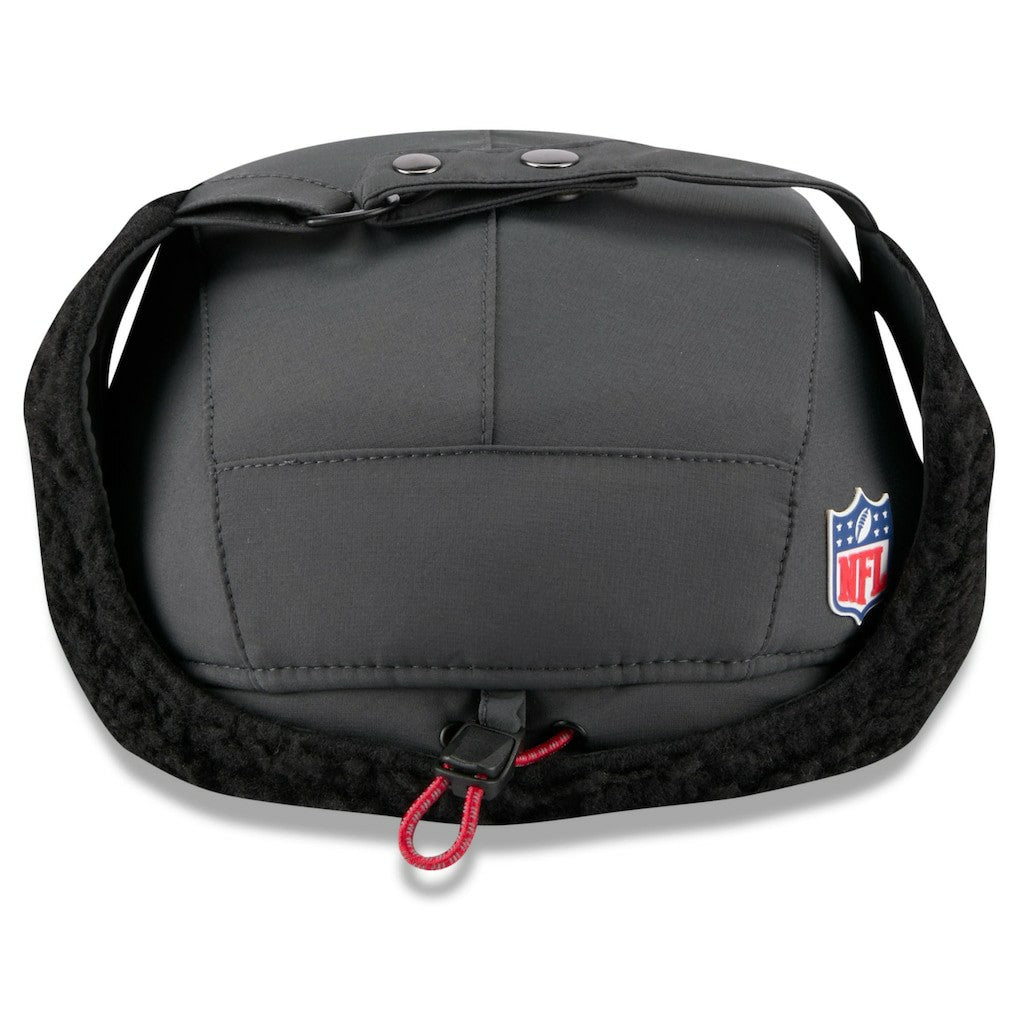 Kansas City Chiefs New Era 2025 Sideline Cold Weather Runner Dog Ear Adjustable Hat - Charcoal Hats