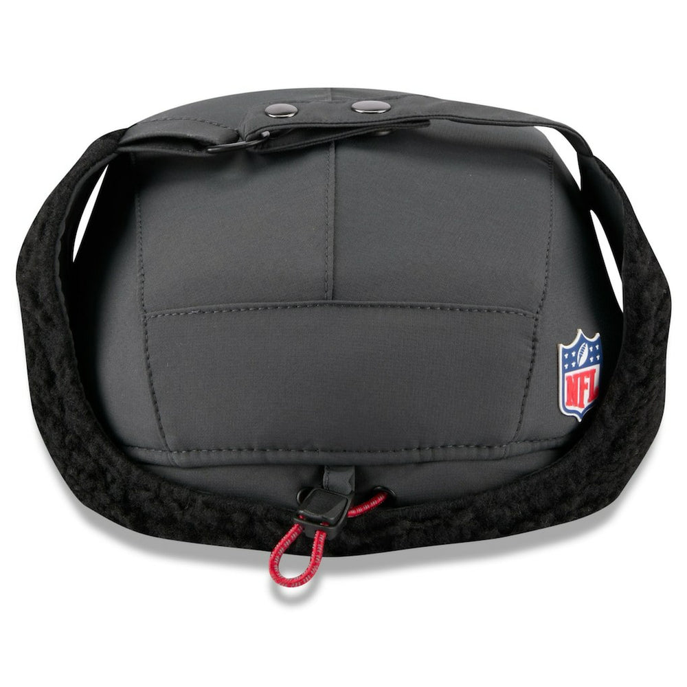 Kansas City Chiefs New Era 2025 Sideline Cold Weather Runner Dog Ear Adjustable Hat - Charcoal Hats