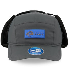 Los Angeles Rams New Era 2025 Sideline Cold Weather Runner Dog Ear Adjustable Hat - Charcoal Hats
