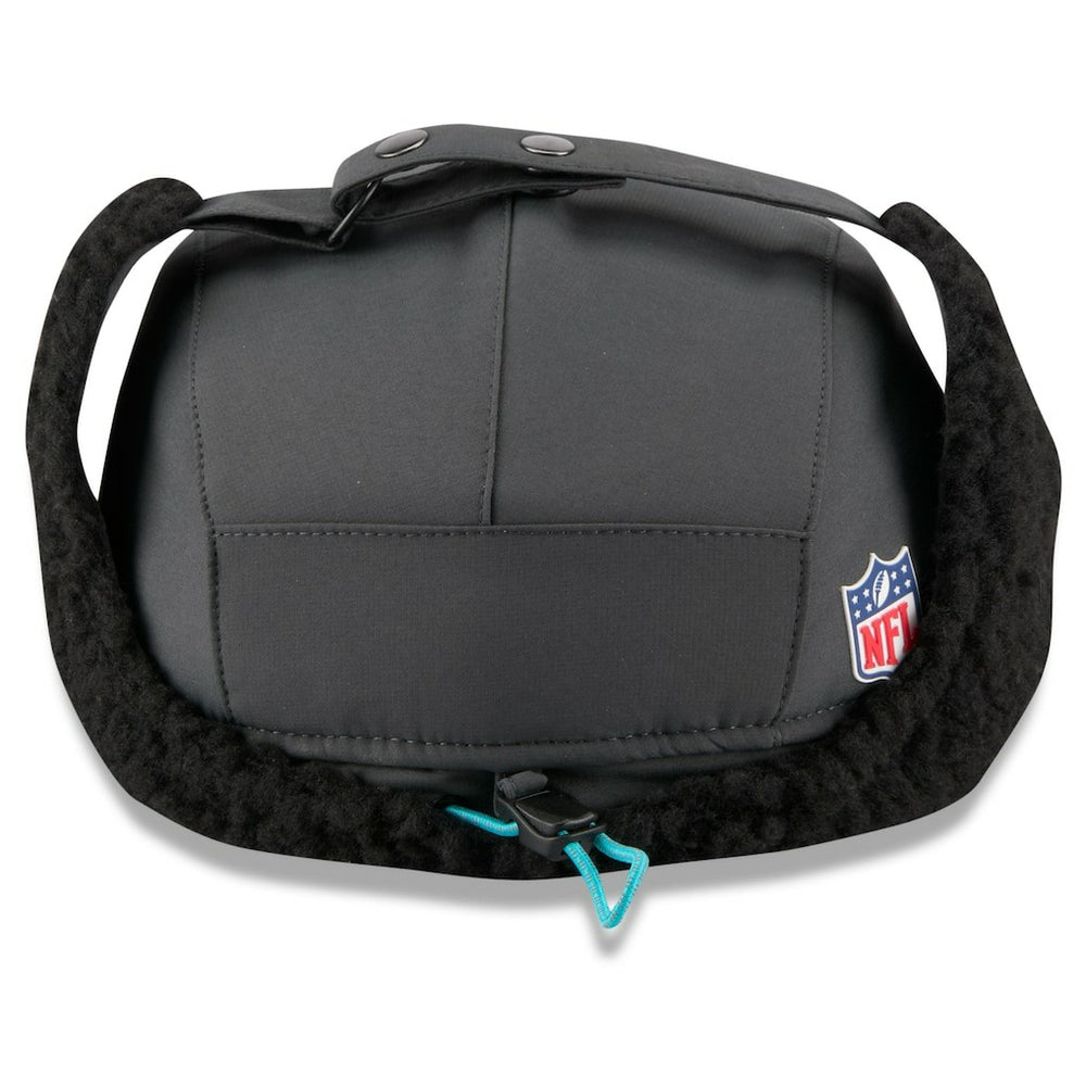 Miami Dolphins New Era 2025 Sideline Cold Weather Runner Dog Ear Adjustable Hat - Charcoal Hats