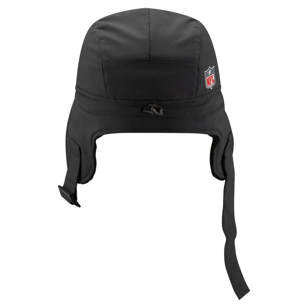 New Orleans Saints New Era 2025 Sideline Cold Weather Runner Dog Ear Adjustable Hat - Charcoal Hats