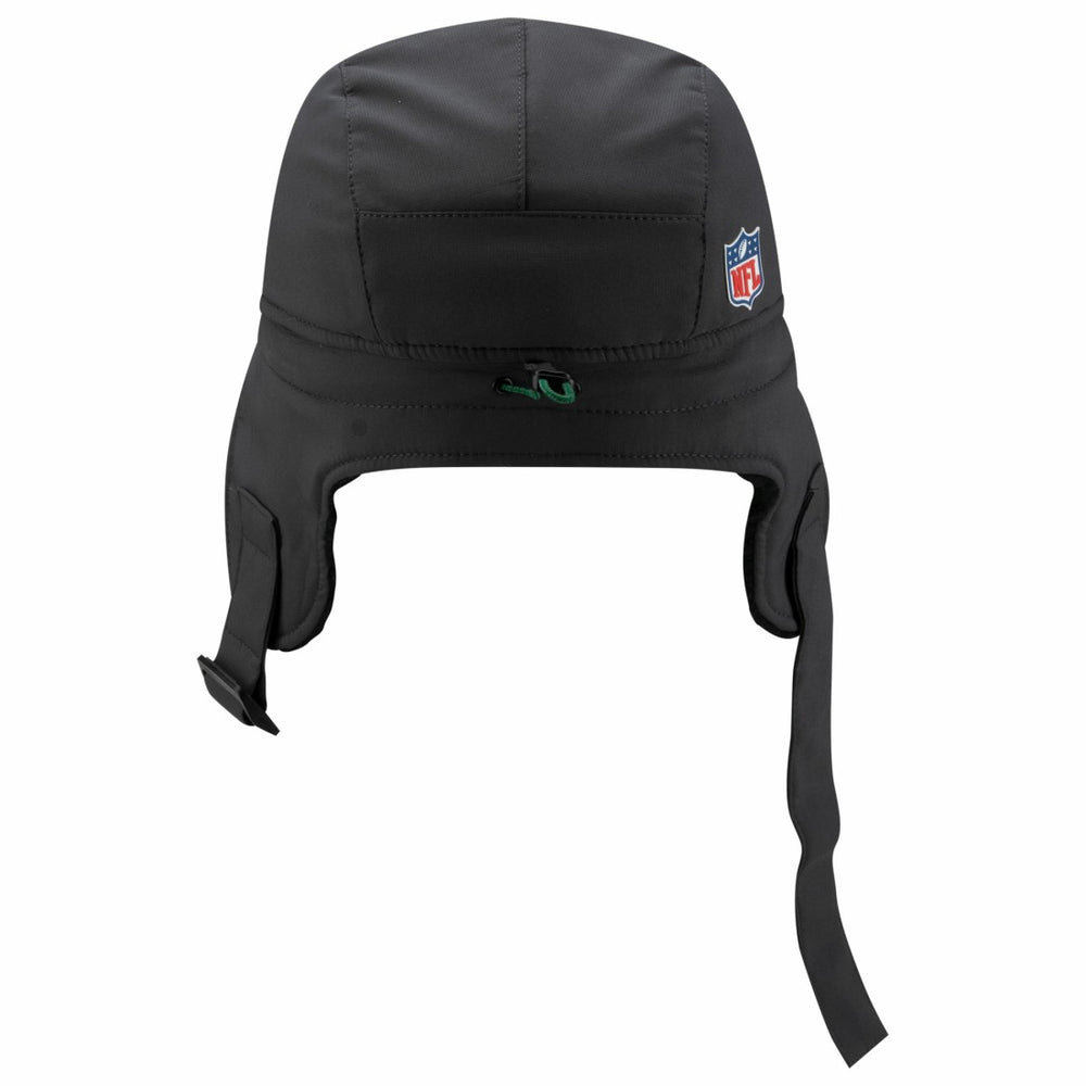 New York Jets New Era 2025 Sideline Cold Weather Runner Dog Ear Adjustable Hat - Charcoal Hats