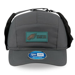 Philadelphia Eagles New Era 2025 Sideline Cold Weather Runner Dog Ear Adjustable Hat - Charcoal Hats