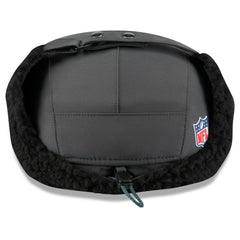 Philadelphia Eagles New Era 2025 Sideline Cold Weather Runner Dog Ear Adjustable Hat - Charcoal Hats