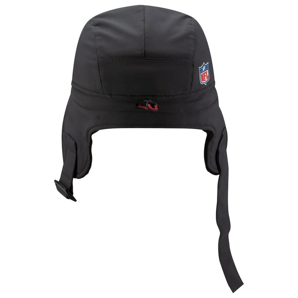 San Francisco 49ers New Era 2025 Sideline Cold Weather Runner Dog Ear Adjustable Hat - Charcoal Hats