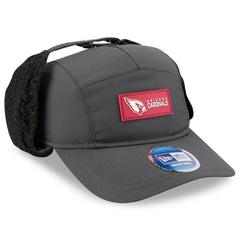Arizona Cardinals New Era 2025 Sideline Cold Weather Runner Dog Ear Adjustable Hat - Charcoal Hats