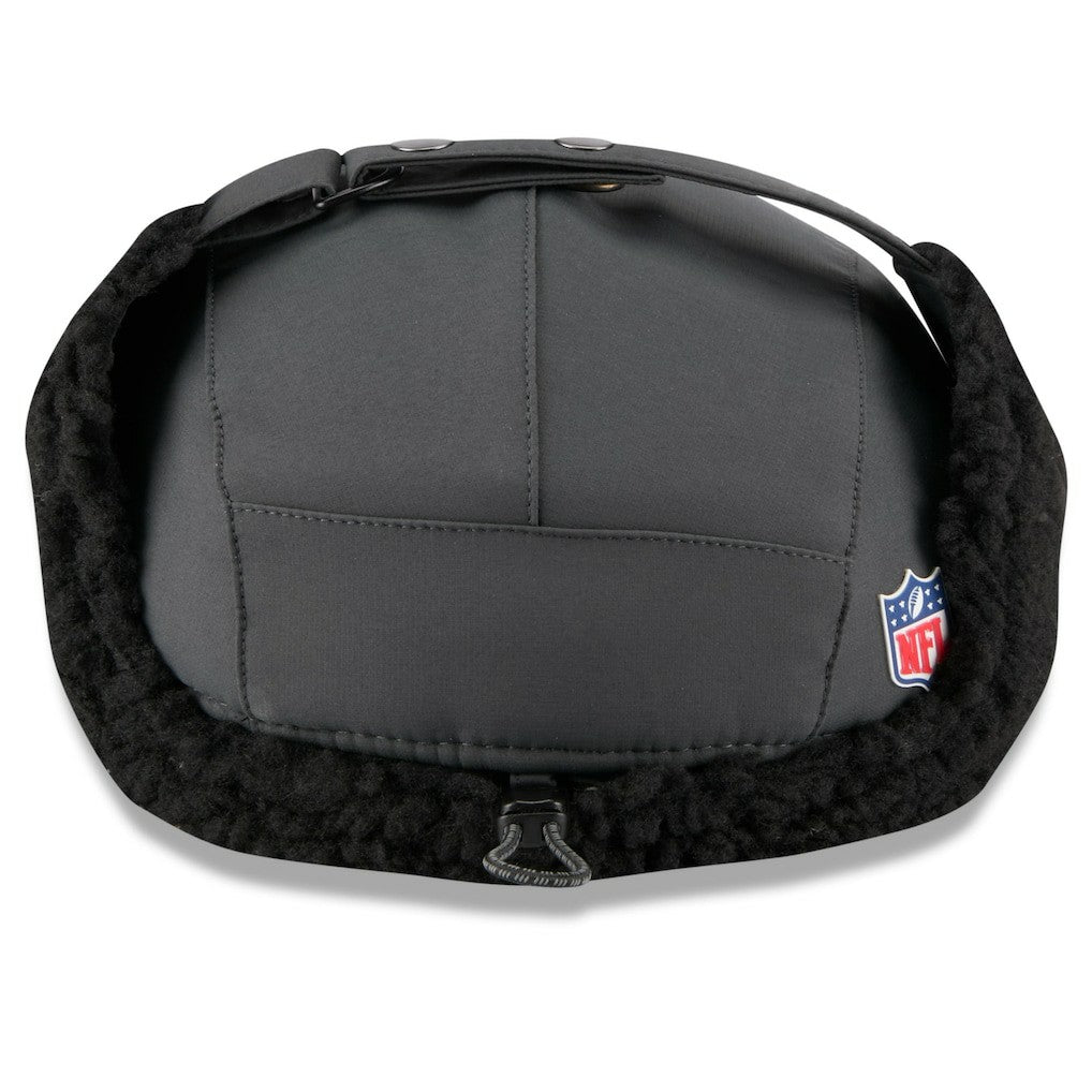 Atlanta Falcons New Era 2025 Sideline Cold Weather Runner Dog Ear Adjustable Hat - Charcoal Hats