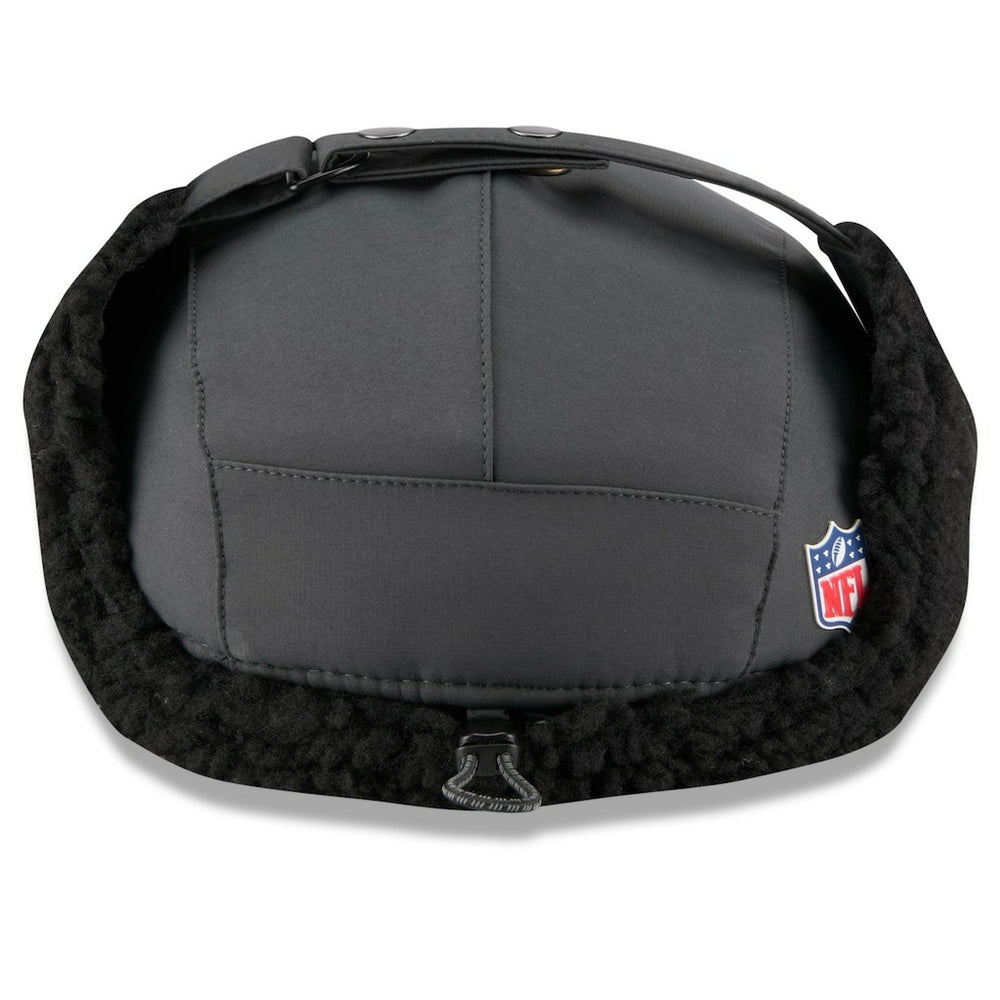 Atlanta Falcons New Era 2025 Sideline Cold Weather Runner Dog Ear Adjustable Hat - Charcoal Hats