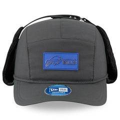 Buffalo Bills New Era 2025 Sideline Cold Weather Runner Dog Ear Adjustable Hat - Charcoal Hats