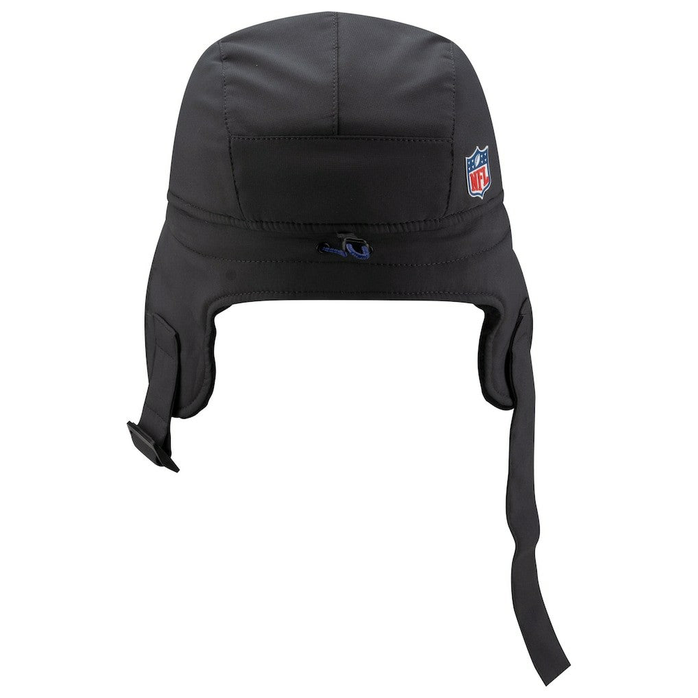 Buffalo Bills New Era 2025 Sideline Cold Weather Runner Dog Ear Adjustable Hat - Charcoal Hats