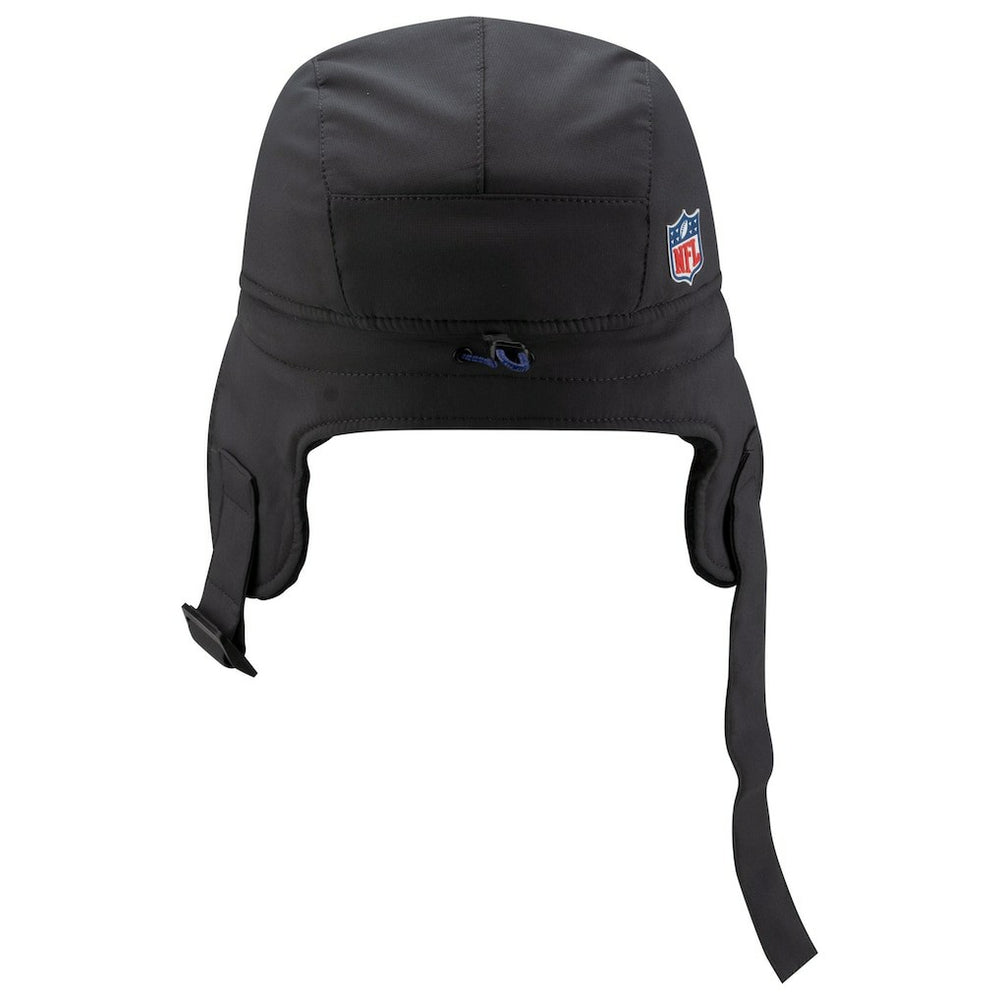 Buffalo Bills New Era 2025 Sideline Cold Weather Runner Dog Ear Adjustable Hat - Charcoal Hats