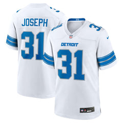 Kerby Joseph Detroit Lions Game Jersey - White Jerseys
