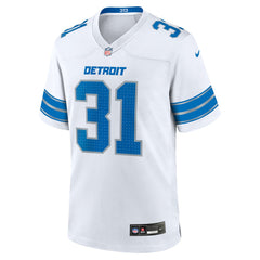 Kerby Joseph Detroit Lions Game Jersey - White Jerseys