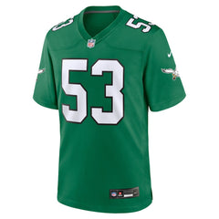 Zack Baun Philadelphia Eagles Alternate Game Jersey - Kelly Green Jerseys