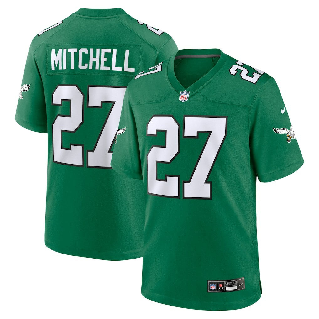 Quinyon Mitchell Philadelphia Eagles Alternate Game Jersey - Kelly Green Jerseys