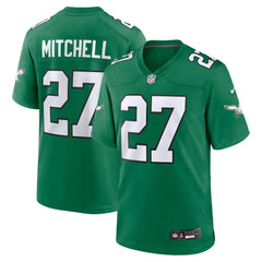 Quinyon Mitchell Philadelphia Eagles Alternate Game Jersey - Kelly Green Jerseys