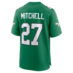 Quinyon Mitchell Philadelphia Eagles Alternate Game Jersey - Kelly Green Jerseys