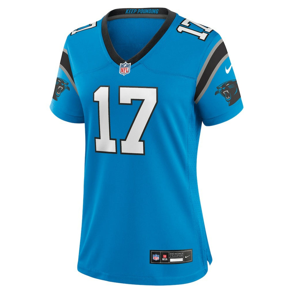 Xavier Legette Carolina Panthers Women's Alternate Game Jersey - Blue Jerseys
