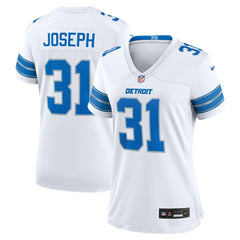 Kerby Joseph Detroit Lions Women's Game Jersey - White Jerseys