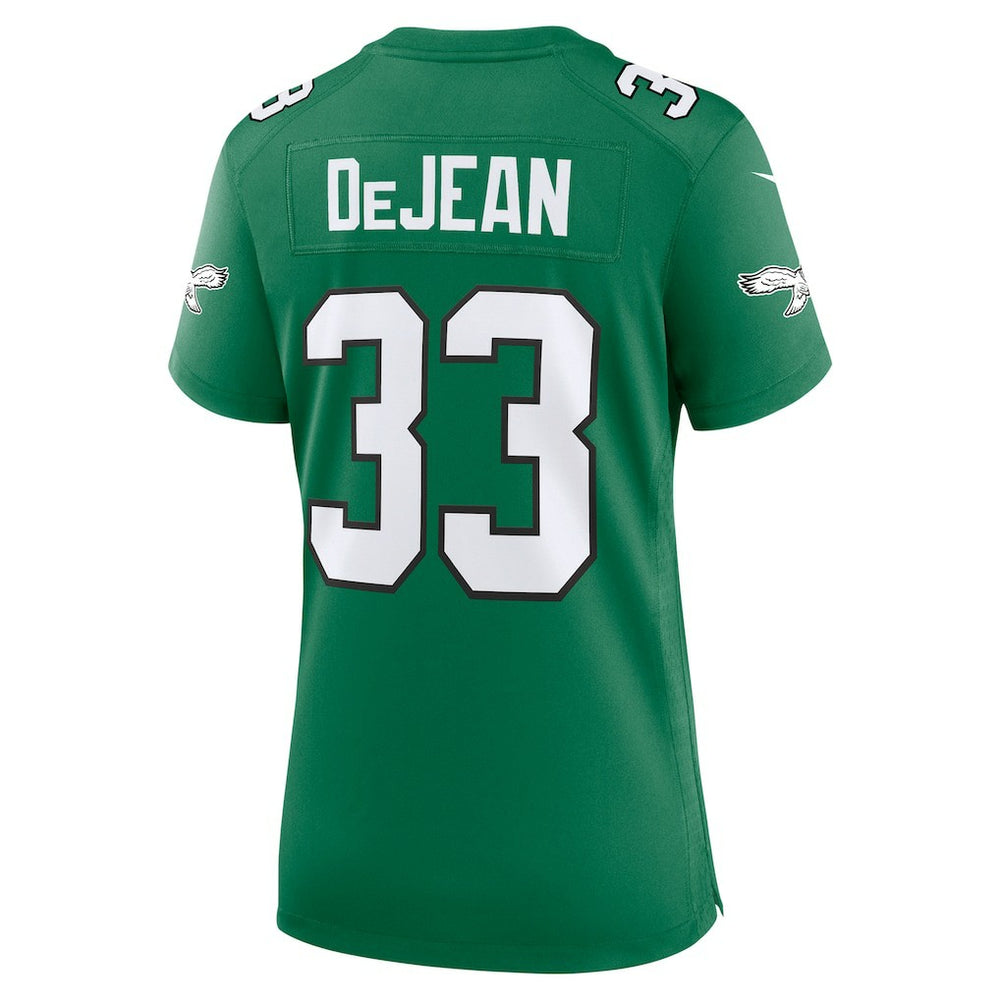 Cooper DeJean Philadelphia Eagles Women's Alternate Game Jersey - Kelly Green Jerseys