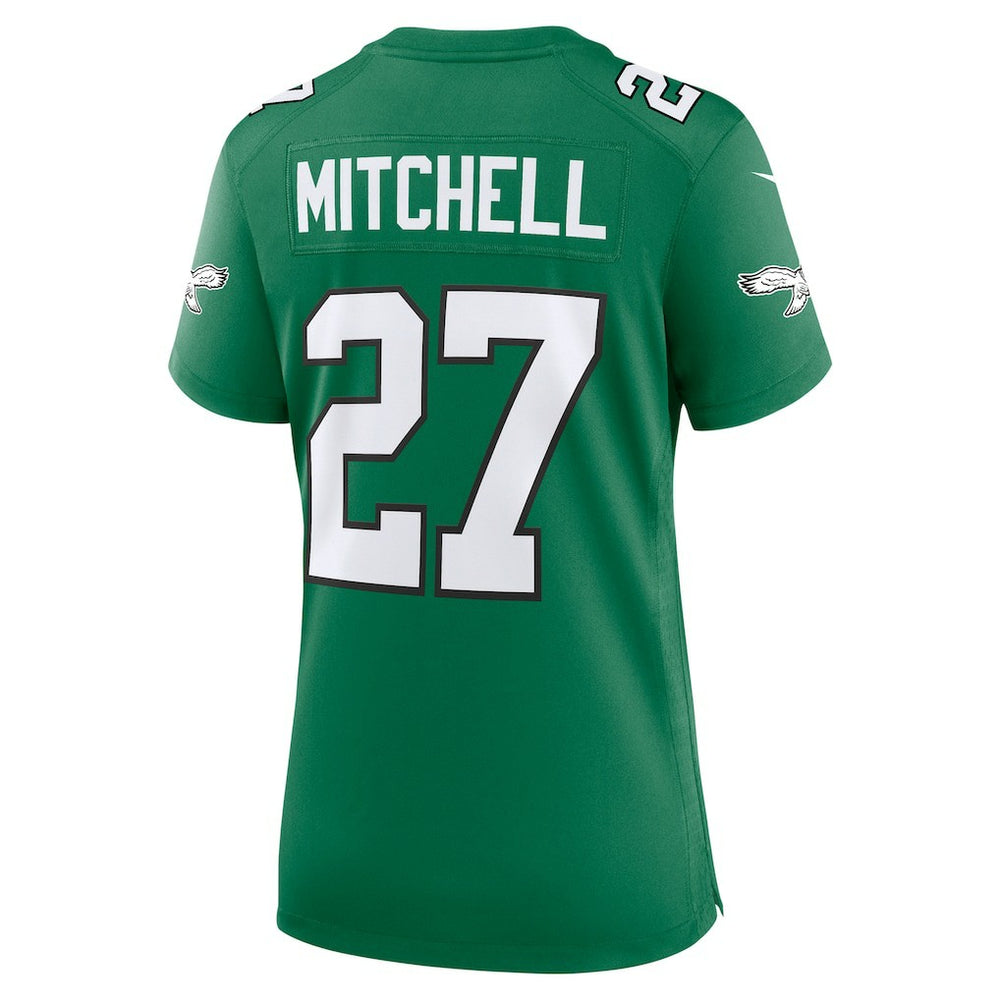 Quinyon Mitchell Philadelphia Eagles Women's Alternate Game Jersey - Kelly Green Jerseys