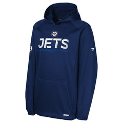 Winnipeg Jets Fanatics Youth Authentic Pro Rink Raglan Hoodie - Navy | US 202634963