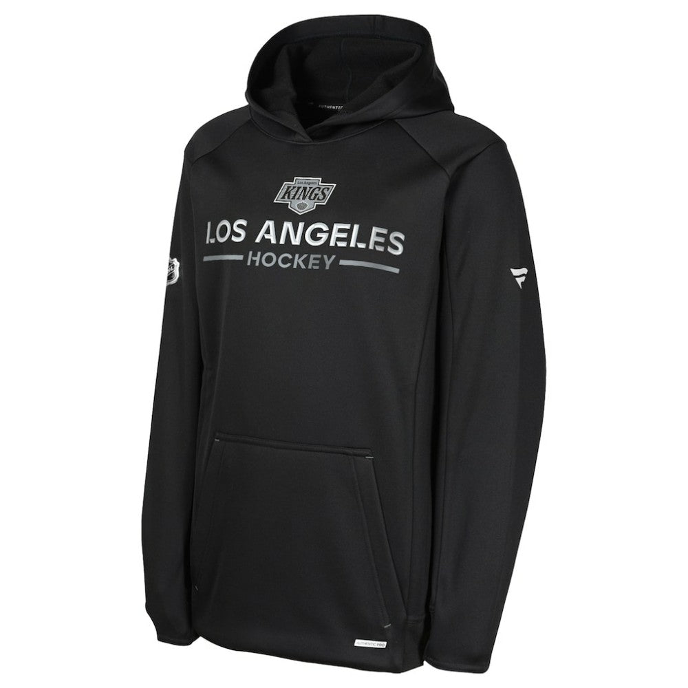 Los Angeles Kings Fanatics Youth Authentic Pro Rink Raglan Hoodie - Black | US 202634964
